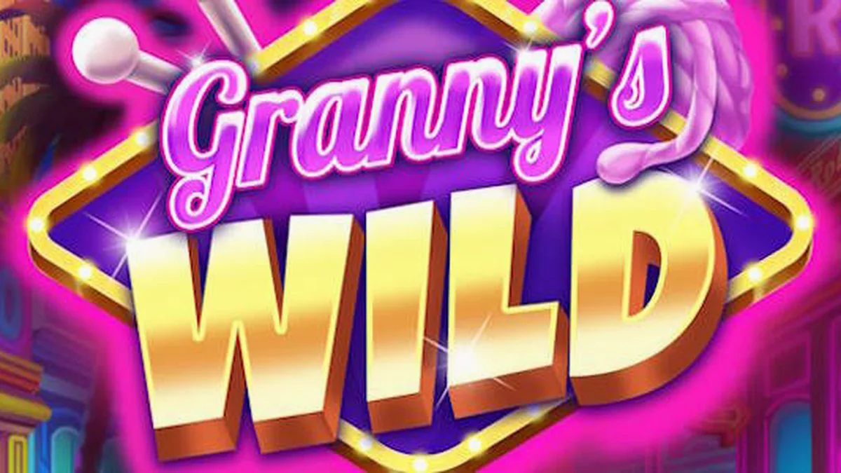 Tampilan visual karakter nenek dalam game Granny's Wild dengan latar belakang ruang tamu yang penuh warna.