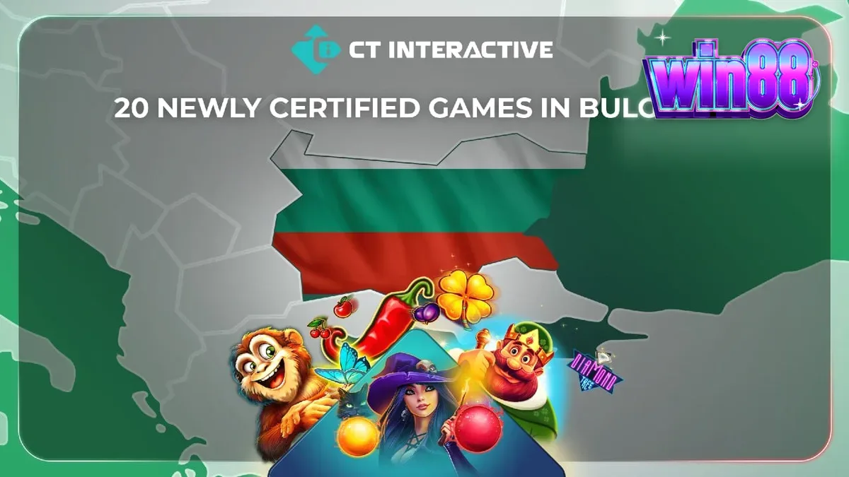 Tampilan visual modern dari koleksi slot CT Interactive dengan elemen grafis yang tajam dan dinamis.